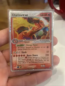 Pokemon Charizard EX Holo Card 105/112 2004 FireRed & LeafGreen HP - Image 1