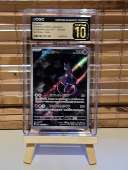 CGC 10 Pristine Mewtwo 183/165 AR Art Rare 151 sv2a Pokemon Card - Image 1