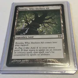 MTG Magic the Gathering Card Boseiju Who Shelters All LP - Image 1