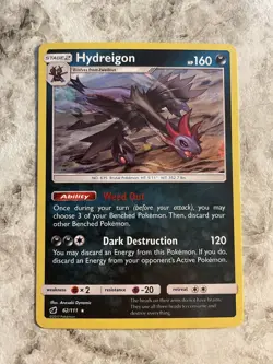 Pokemon Card Hydreigon Crimson Invasion Rare 62/111 LP - Image 1