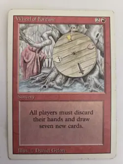 Magic MTG - Wheel of Fortune - Revised - 3eme Edition - PLAYED - EN - Image 1