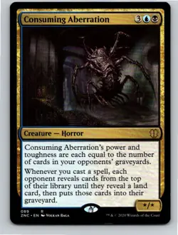 Magic the Gathering Consuming Aberration Zendikar Rising Commander MTG Free Ship - Image 1