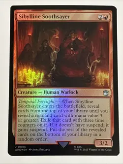 MTG Universes Beyond: Doctor Who Sibylline Soothsayer Foil 0095 NM - Image 1