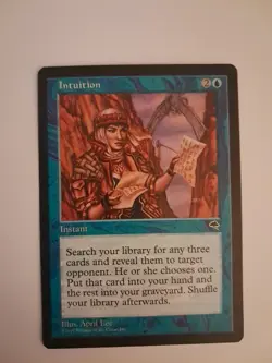 Intuition MP MTG Magic the Gathering Tempest - Image 1