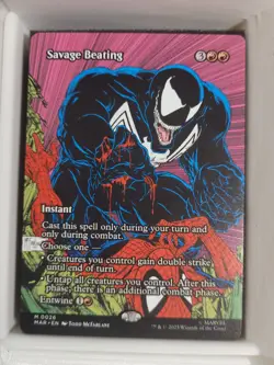 Savage Beating (Borderless) Marvel Universe Eternal-Legal Regular NM - Image 1
