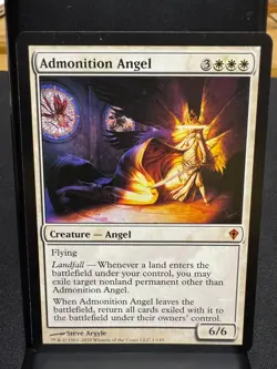 Admonition Angel #1 (LP) Worldwake WWK Magic MTG - Image 1