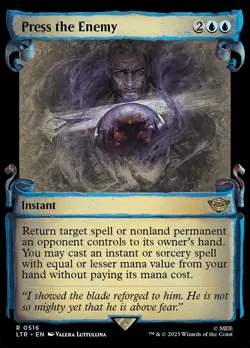 1x Press the Enemy (FOIL SHOWCASE) - NM - Tales of Middle-Earth SPARROW MAGIC - Image 1