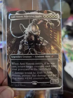 MTG Anti-Venom Horrifying Healer Promo Exclusive Borderless Foil #1 PRM Magic - Image 1
