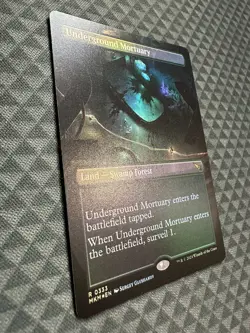 MTG Underground Mortuary #0333 Foil Borderless R Murders at Karlov Manor (MKM) - Image 3