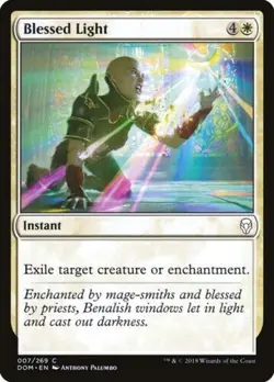 BLESSED LIGHT X 4 N/M DOMINARIA MAGIC THE GATHERING - Image 1