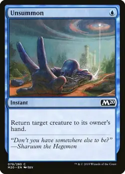 UNSUMMON X 4 N/M CORE SET 2020 MAGIC THE GATHERING - Image 1
