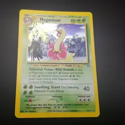 Meganium 11/111 - Holo RARE - Neo Genesis - VINTAGE WOTC Pokemon Card - NM/LP - Image 1