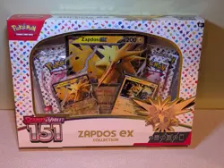 Pokemon TCG Scarlet & Violet 151 Zapdos EX Collection Box Sealed NEW - Image 1