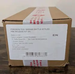 Pokemon TCG BATTLE STYLES Prerelease Kit Booster Box Build Battle Display Sealed - Image 1