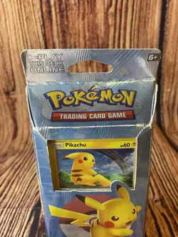 Pokemon Let’s Play Pikachu Theme Deck Factory Sealed Box Has Some Wear See Pics - Image 3