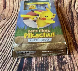 Pokemon Let’s Play Pikachu Theme Deck Factory Sealed Box Has Some Wear See Pics - Image 4