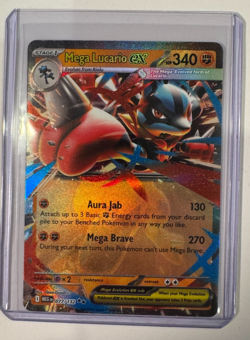 2025 Pokemon TCG Mega Lucario Ex 077/132 Mega Evolution MINT - Image 1