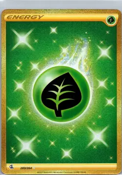 Pokemon TCG Grass Energy 283/264 Fusion Strike Holo NM - Image 1
