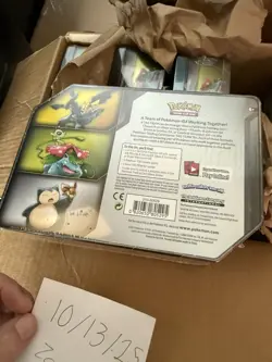 Pokemon TCG Tag Team GX Tin featuring Celebi & Venusaur GX FACTORY SEALED - Image 2