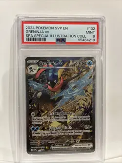 PSA 9 Greninja ex 132 Pokemon Black Star Promo SFA Special Illustration Coll - Image 1