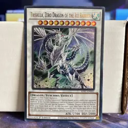 1ST ED TRISHULA, ZERO DRAGON OF THE ICE BARRIER 2020 SDFC-EN041 YUGIOH (LP/MP) - Image 1