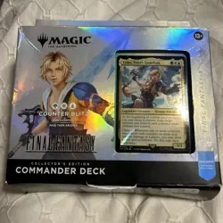MTG Final Fantasy Collector's 100-card Surge Foil deck with 25 new cards - Image 1