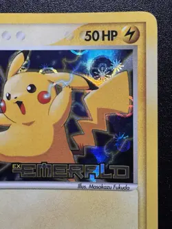 Pikachu 60/106 EX Emerald Pokemon Card Reverse Holo Foil Rare HP - Image 4