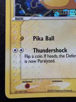 Pikachu 60/106 EX Emerald Pokemon Card Reverse Holo Foil Rare HP - Image 5