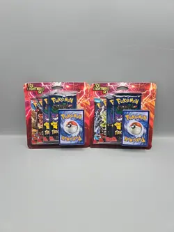 Pokemon TCG Lightning Set Booster Packs Trick Or Trade Bonus Card - lot of 2 97712544540 - Image 1