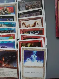 120 MTG White Border Card Lot. Vintage Octwb4 Inc Booklet, Many Fifth Edition. - Image 3