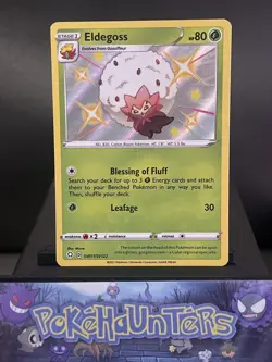 Pokemon Card Eldegoss Shining Fates SV011/SV122 Holo Shiny Vault Near mint - Image 1