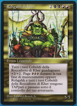 Rohgahh of Kher Keep Legends (ITALIAN) NM (Reserved List Magic Card) (499782) - Image 1