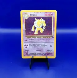 Hypno 8/62 Fossil Set Holo Rare Pokemon Card Nintendo Pokemon 1999 TCG WOTC LP - Image 1