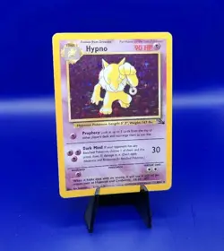 Hypno 8/62 Fossil Set Holo Rare Pokemon Card Nintendo Pokemon 1999 TCG WOTC LP - Image 2