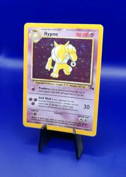Hypno 8/62 Fossil Set Holo Rare Pokemon Card Nintendo Pokemon 1999 TCG WOTC LP - Image 3