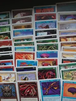120 MTG White Border Card Lot. Vintage Octwb2 Inc Booklet, Many Fifth Edition. - Image 3