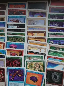 120 MTG White Border Card Lot. Vintage Octwb2 Inc Booklet, Many Fifth Edition. - Image 4