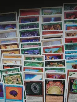 120 MTG White Border Card Lot. Vintage Octwb2 Inc Booklet, Many Fifth Edition. - Image 5