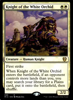 MTG: Creature Knight of the White Orchid - Image 1