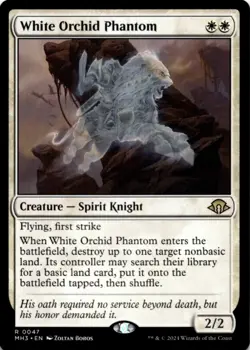 MTG White Orchid Phantom Normal NM Modern Horizons 3 Magic 47 - Image 1