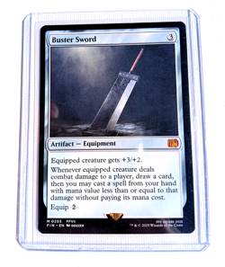 Buster Sword Final Fantasy (Regular) Magic The Gathering Mythic 0255 NM - Image 1