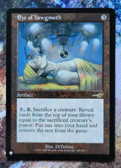 MTG Eye of Yawgmoth ~ Nemesis Rare - The List - NM - Image 1