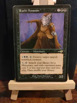 Rathi Assassin - Nemesis - Rare - Very Good/MP - MTG - Image 1