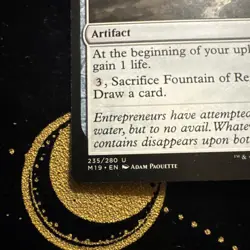 Fountain of Renewal - Core Set 2019: #235, Magic: The Gathering Nm R80 - Image 2