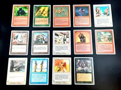 MTG - 3.ED. UNLIMITED (FWB/'95) - 14 GEMISCHTE KARTEN / NEVER PLAYED / NM - Image 1