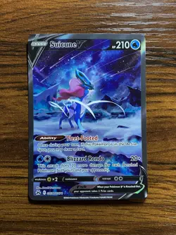 Suicune V Alt Crown Zenith Galarian Gallery GG38 Pokemon Card Near Mint - Image 1