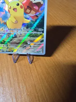 Pikachu 027 SVP Pokemon Center Stamp Stamped Paldea Promo Pokemon Card - Image 3
