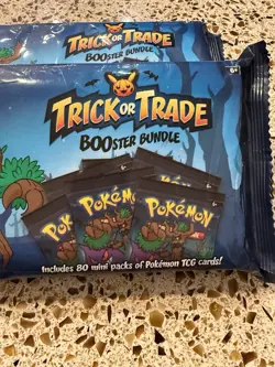 Pokemon TCG Trick or Trade Booster Bundle 80 Mini Packs 2024 NEW SEALED, 2 Packs - Image 2