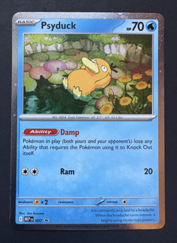 Pokemon TCG - MEP - Psyduck 007 - Black Star Promo - Mega Evolution NM - Image 1
