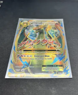 Mega M Charizard EX 2016 XY Evolutions 101/108 Holo Full Art Pokemon TCG NM - Image 2